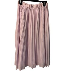 Lavender Pleated Skirt